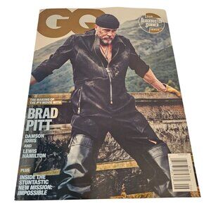 GQ Gentlemens Quarterly Magazine Summer 2025 Issue US Edition Brad Pitt F1 Movie